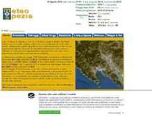 Tablet Screenshot of meteospezia.it